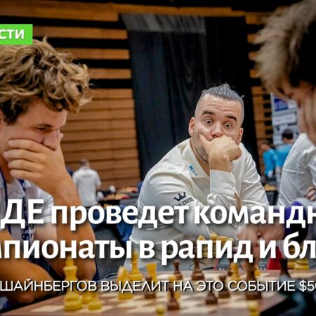 Лондон примет командные чемпионаты мира ФИДЕ по быстрым шахматам и блицу 2025 года