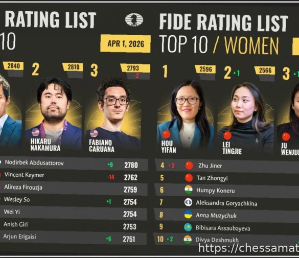 Рейтинги FIDE: Апрель 2026 года